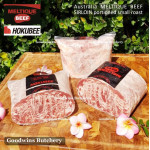 Beef Sirloin Striploin Porterhouse Has Luar Australia frozen MELTIQUE (wagyu alike) Australia HOKUBEE whole cuts +/- 3kg (price/kg)